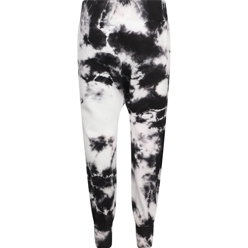 Wee Monster Tie dye sweatpants in black and white 2
