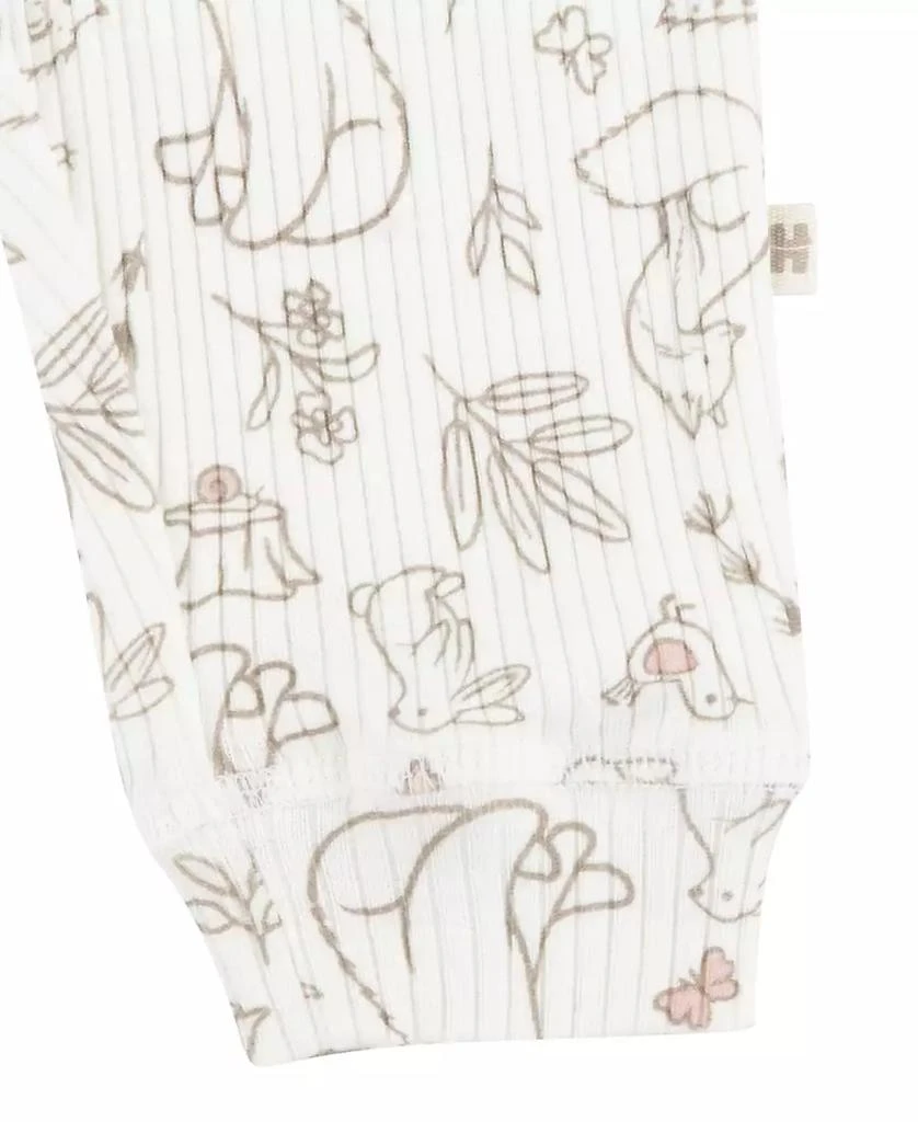 Huggies Baby Girls Sherpa Jacket, Bodysuit and Pants 3-Piece Set 5