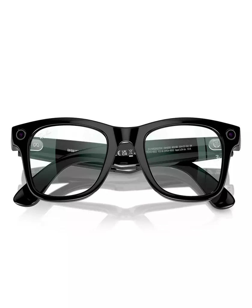 Ray-Ban Meta Wayfarer Unisex Blue Light Filter AI Sunglasses, RW4006 5