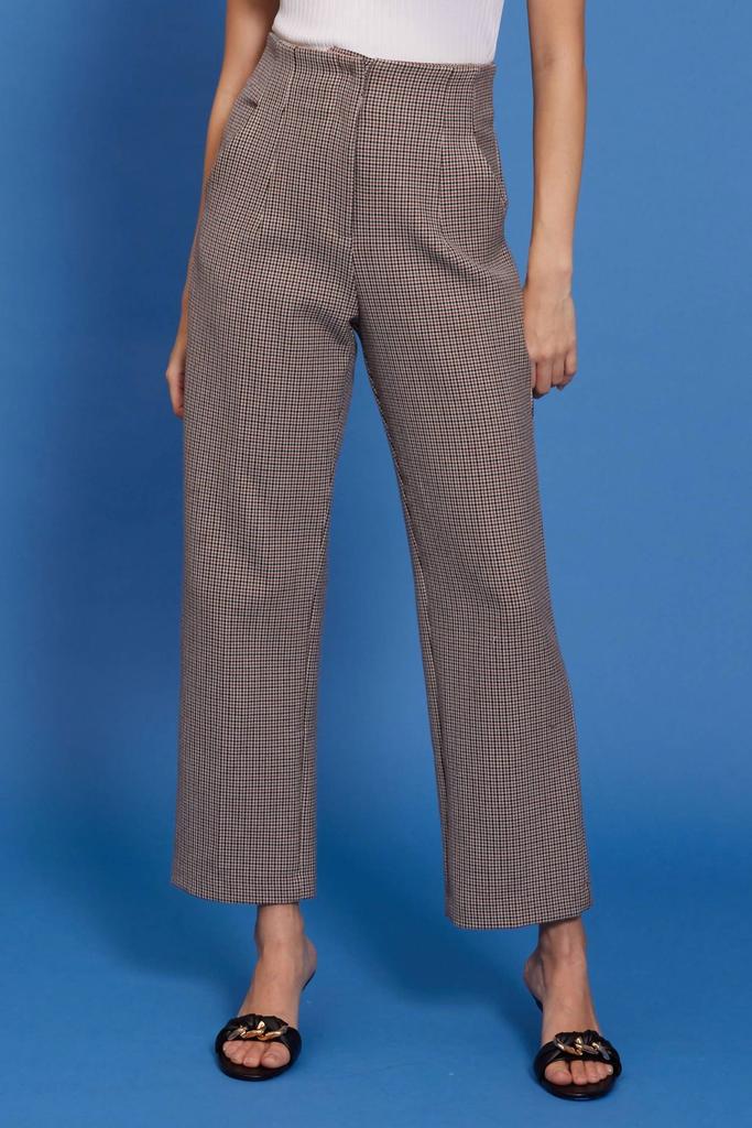 Lucy Paris Lucy Paris - Dan Houndstooth Pant