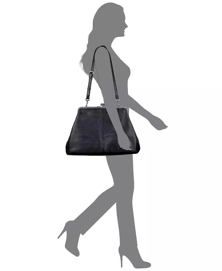 Patricia Nash Serafina Large Leather Kisslock Bag 7
