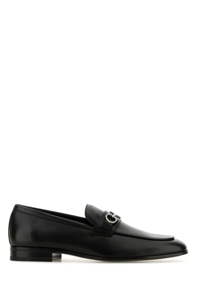 Salvatore Ferragamo Black leather Balty loafers 1