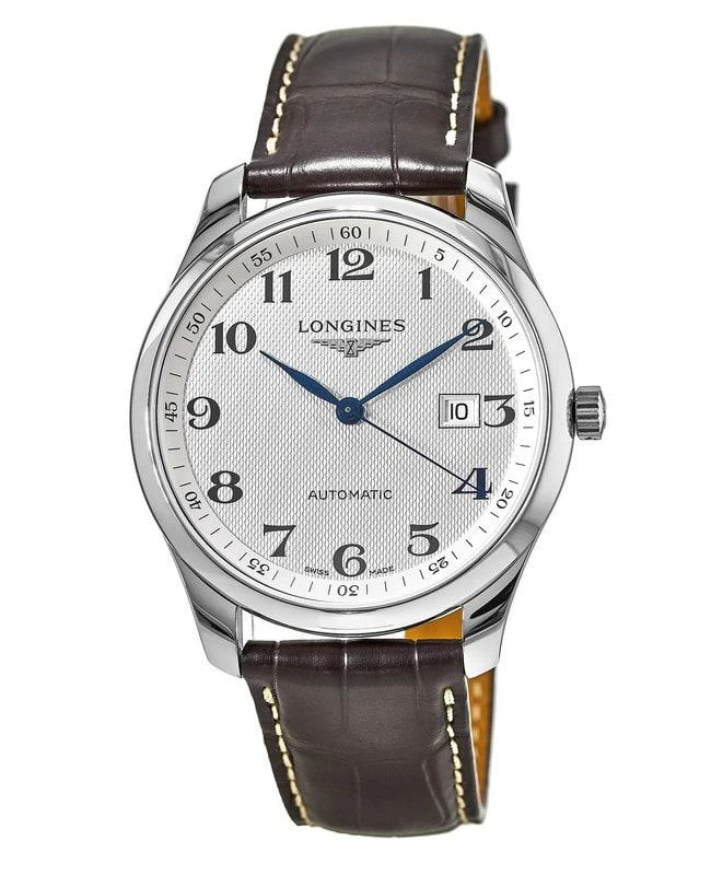 Longines Longines Master Collection Automatic 42mm Silver Dial Brown Leather Men's Watch L2.893.4.78.3 1