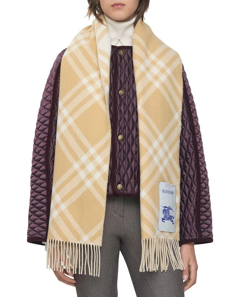 Burberry Check Cashmere Scarf 5