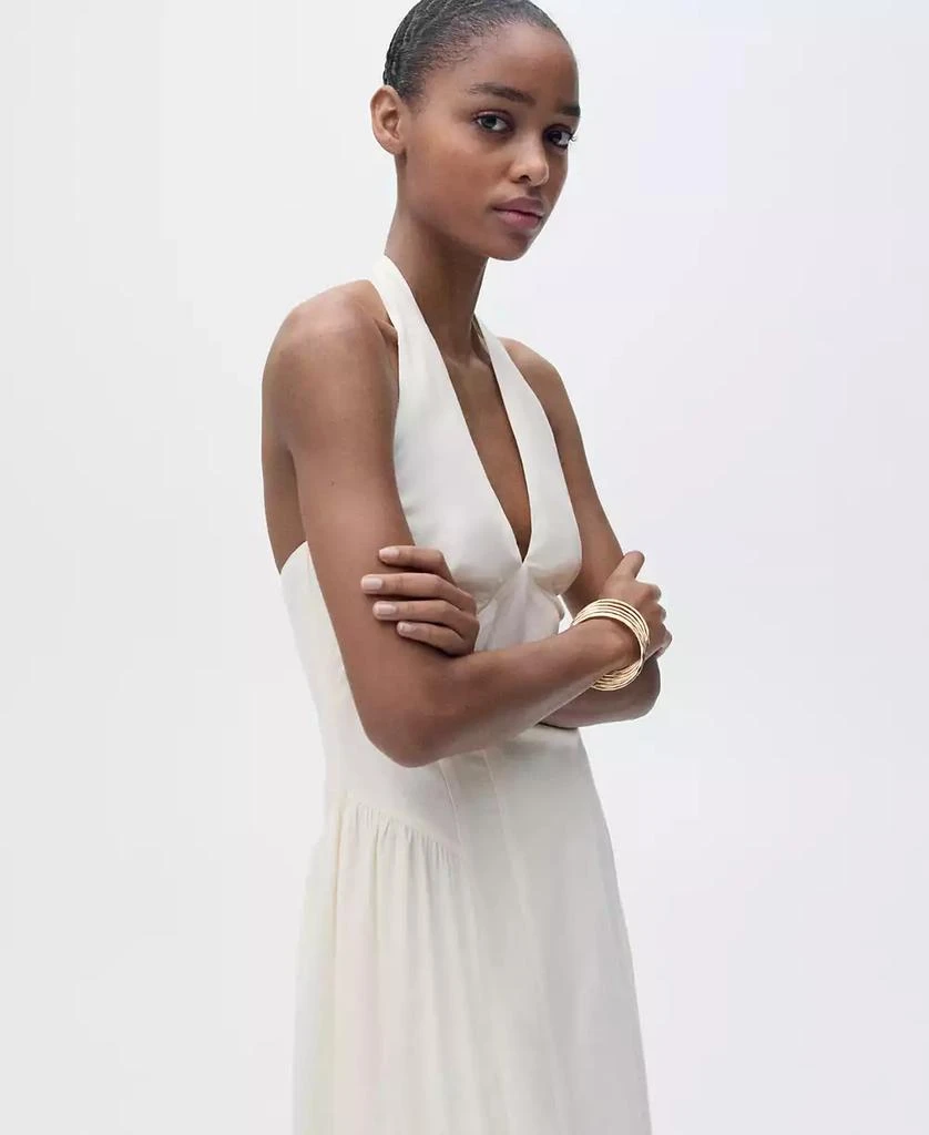 Women's Halter-Neck Linen Dress  On Sale Now with Up to 56% Off | Discover  Exclusive Deals & Savings at BeyondStyle  Authentic Mango dress|women's  fashion|dresses with Limited-Time Discounts, Free Shipping, and