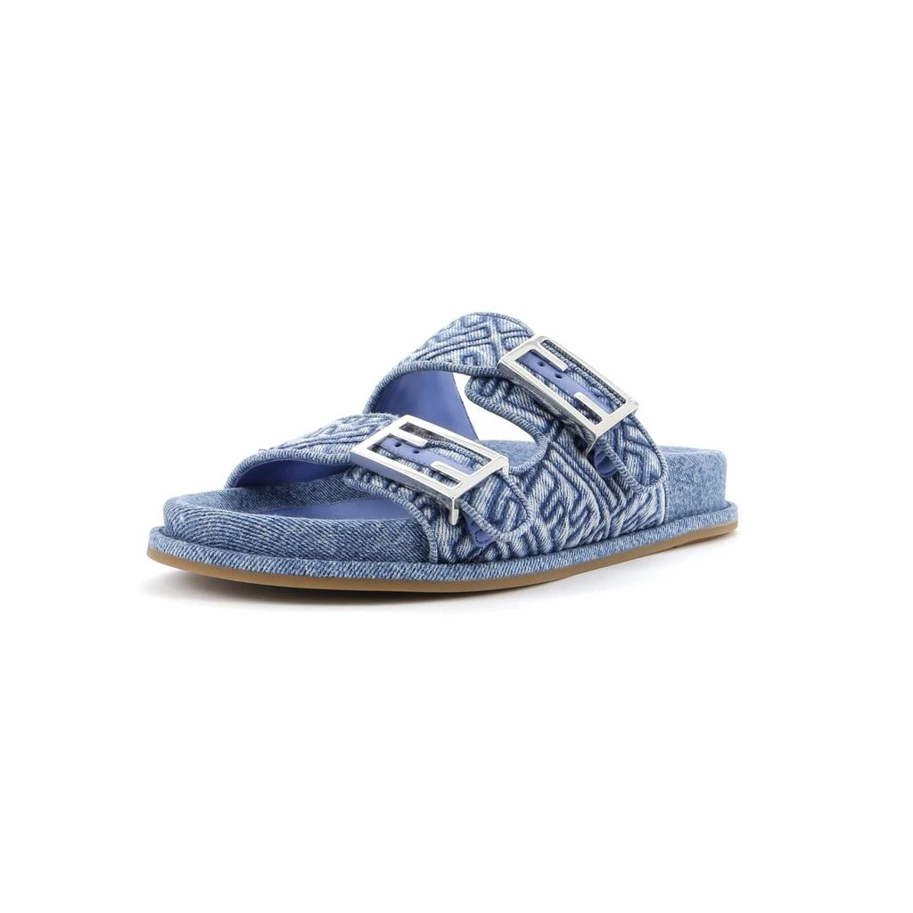Fendi Women's Feel Slide Sandals Zucca Denim 1