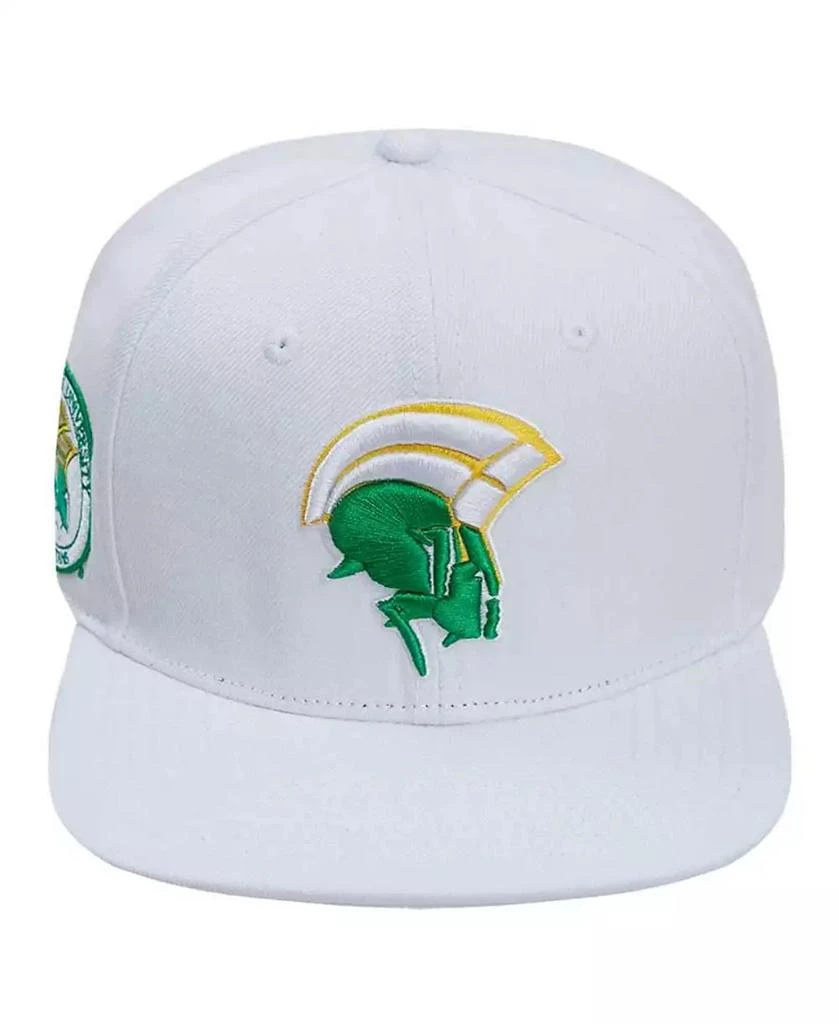 Pro Standard Men's White Norfolk State Spartans Mascot Evergreen Wool Snapback Hat 1