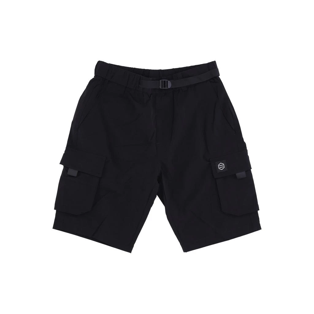 DOLLY NOIRE Short Men's Techno Cargo Shorts Black 1