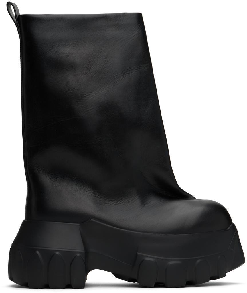 Black Porterville Flared Mega Tractor Boots – On Sale Now with Up