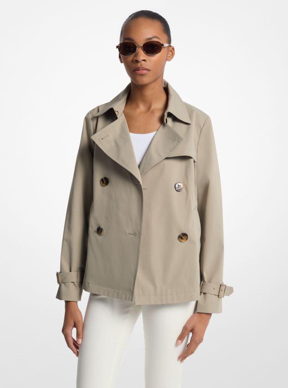 Michael Kors Cropped Trench Coat