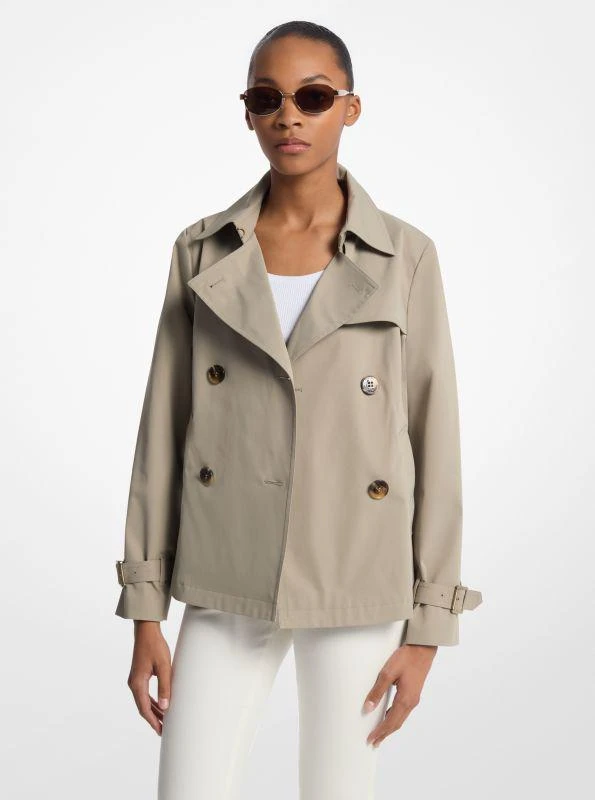 Michael Kors Cropped Trench Coat 1
