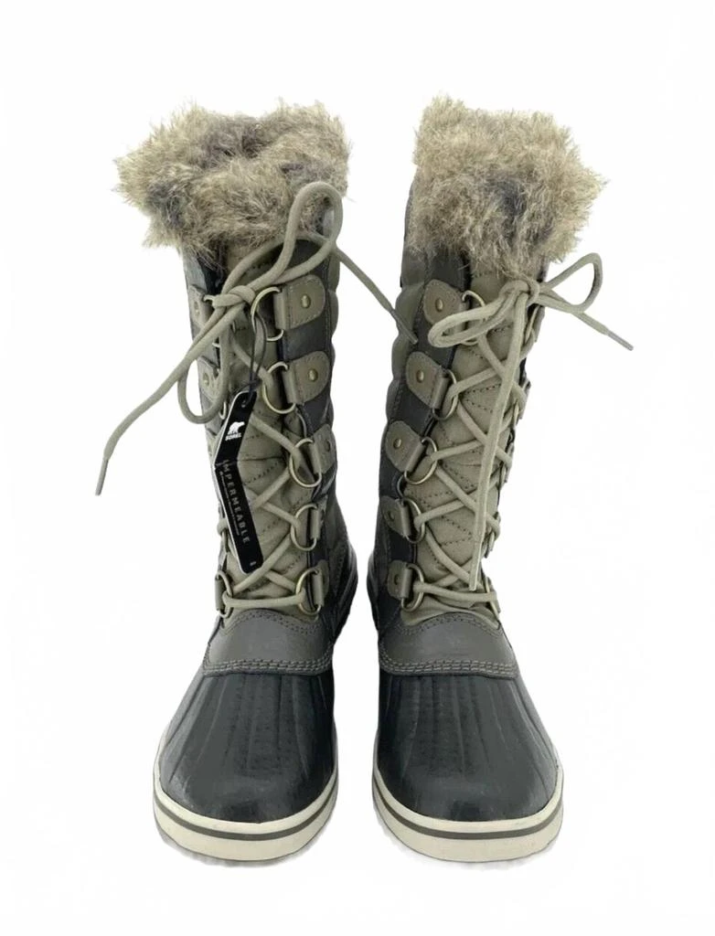 SOREL Women's Tofino Ii Faux Fur Trim Waterproof Winter Boots In Sage Green 2