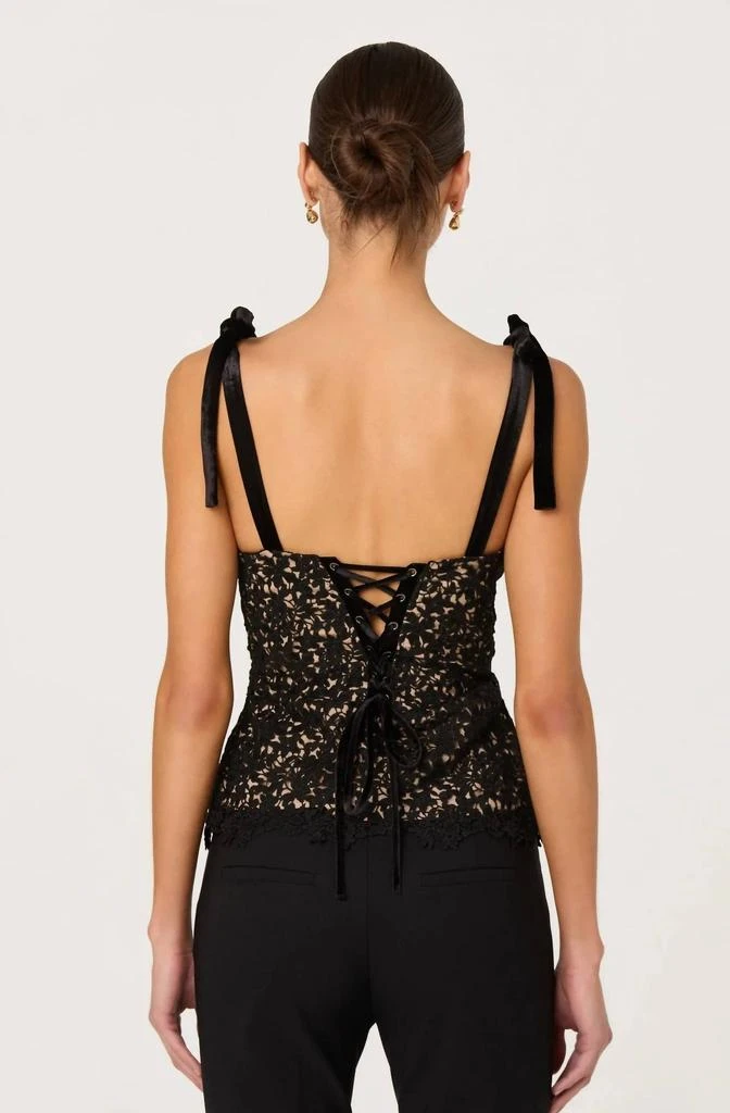ASTR Astr - Donne Floral Lace Bustier Top 2