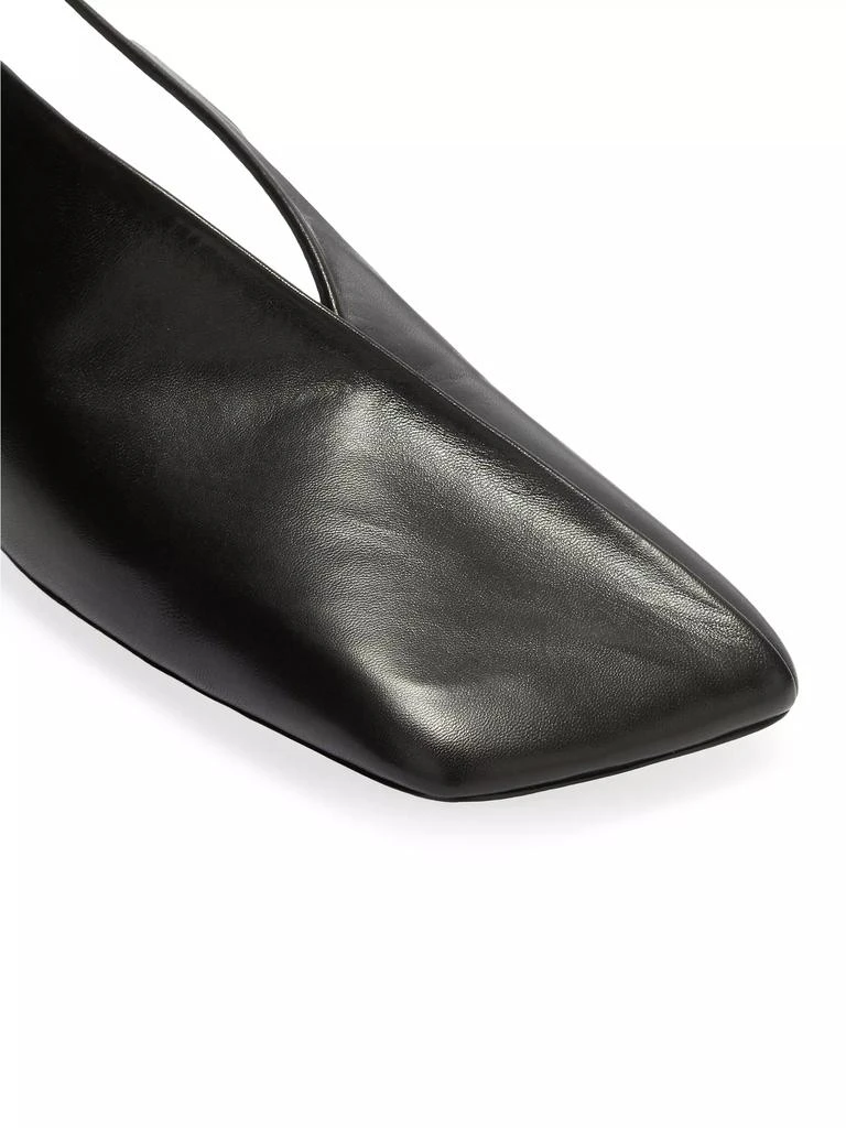 Jil Sander 65MM Leather Slingback Pumps 6