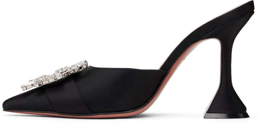 Amina Muaddi Black Begum Mules 3