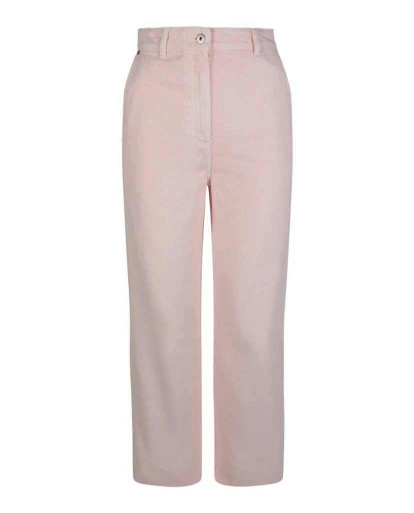 Burberry Logo-Patch Straight-Leg Jeans