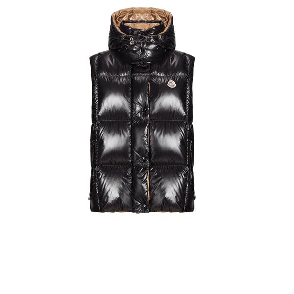MONCLER｜VESTS (1A00028 595ZZ 562) Moncler Zip-Down Quilted Vest, Brand Size 0 (X-Small