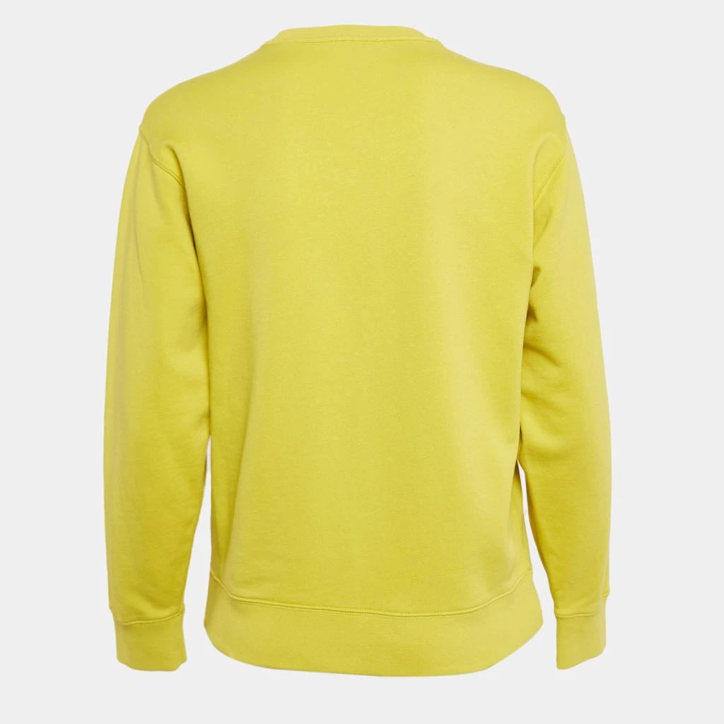 Kenzo Kenzo Yellow Tiger Applique Cotton Knit Sweatshirt S 2
