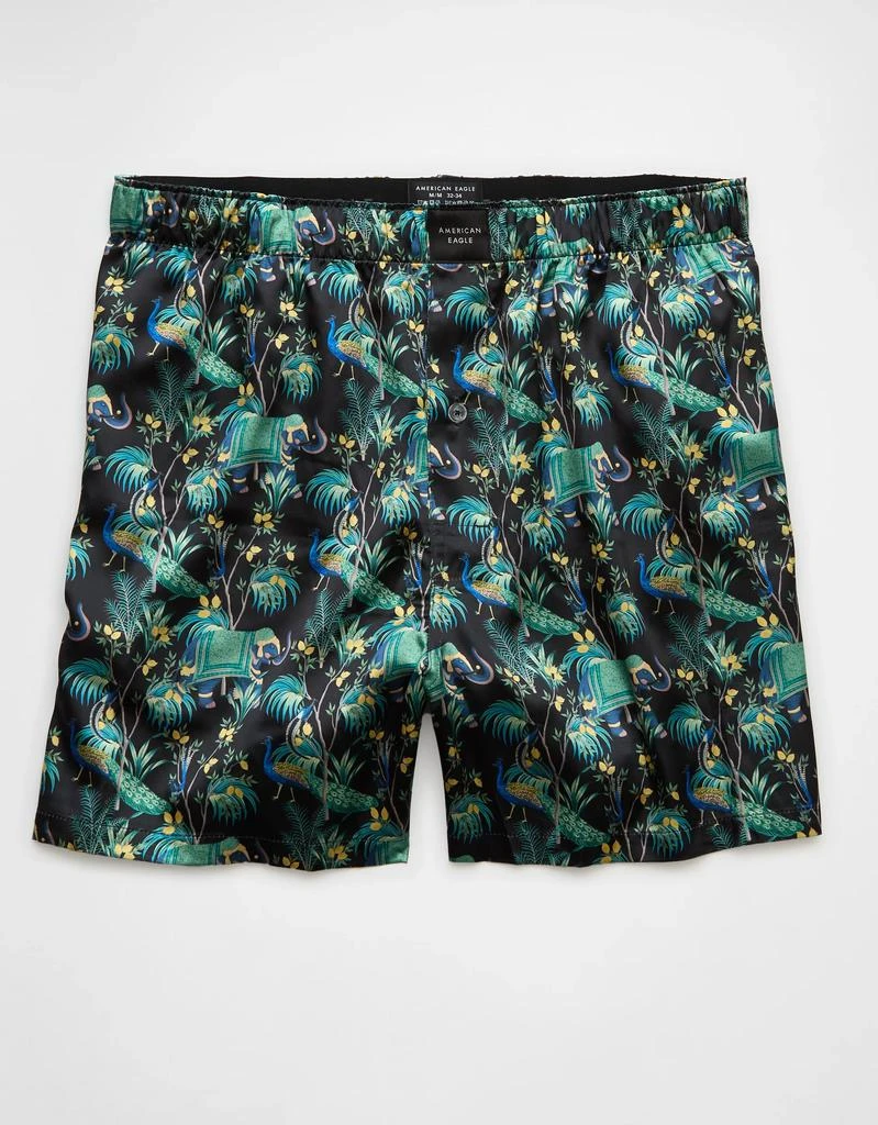 AE AEO Men's Elephant Tapestry Satin Pocket Boxer Short 3