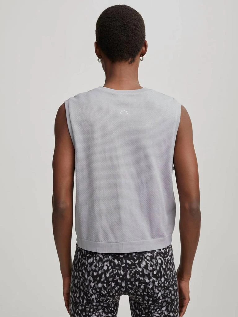 Varley Page Seamless Crop Tank In Sleet 2