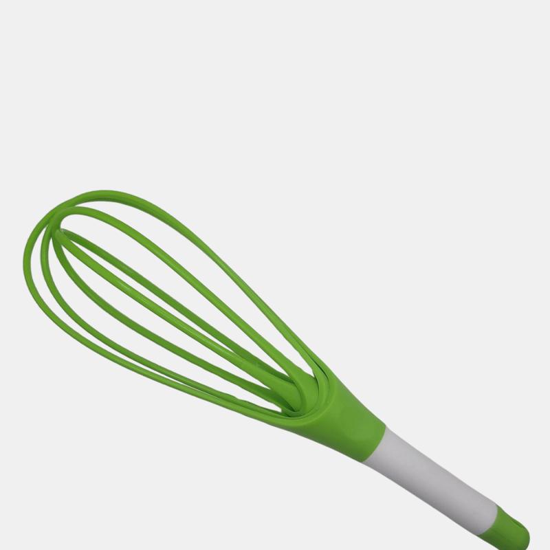 Vigor Heat Resistant Kitchen Silicone Whisks For Non-Stick Cookware, Balloon Flat Rotatable Egg Beater Bulk 3 Sets 3 PACK