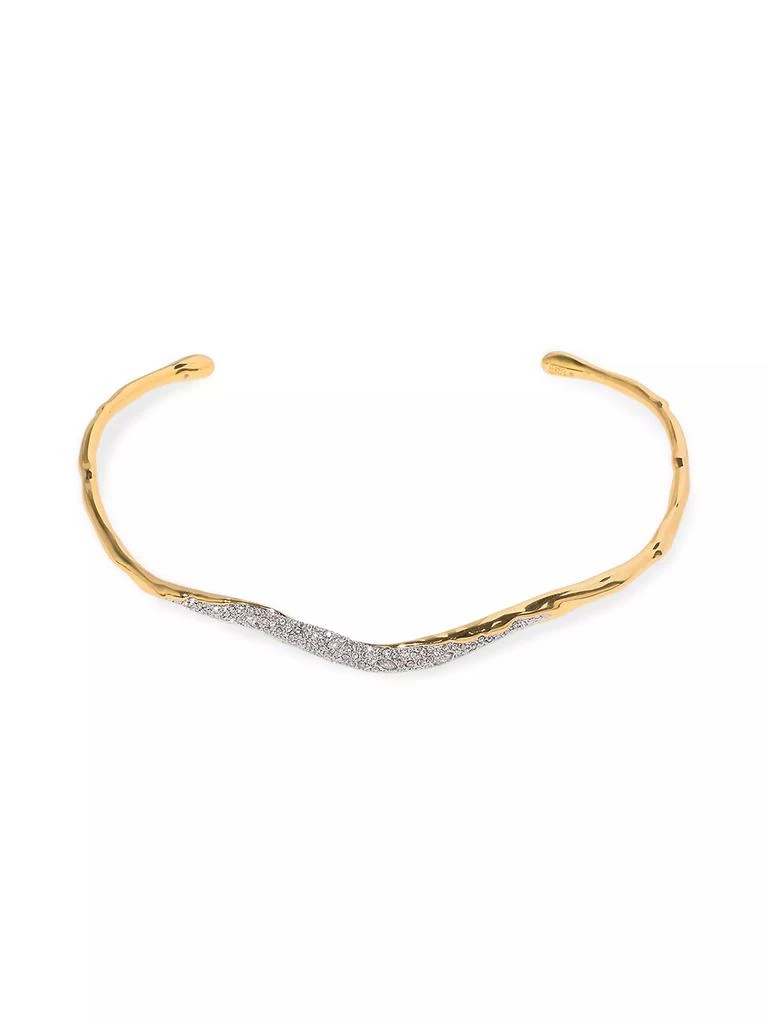 Alexis Bittar Solanales Skinny Collar 14K-Gold-Plated & Crystal Necklace 1