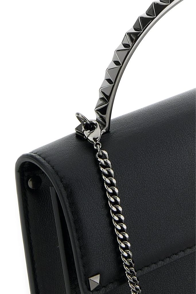 Valentino Black leather Rockstud handbag 3