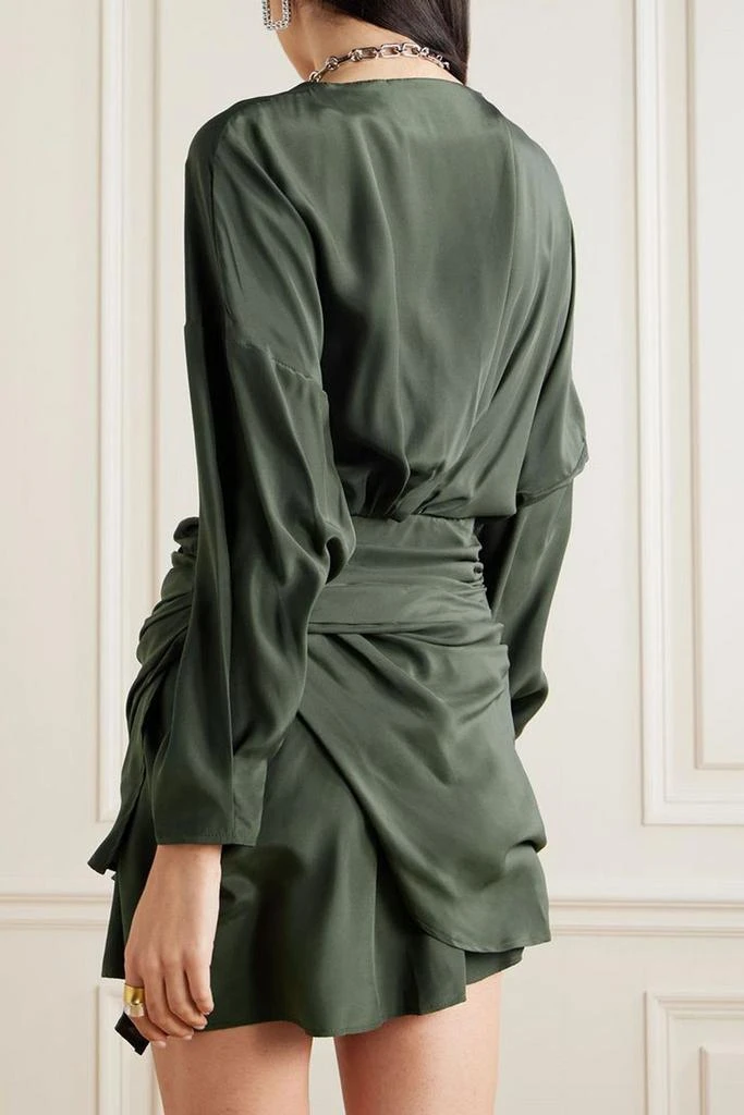 GAUGE81 Asuka silk-satin mini dress 3