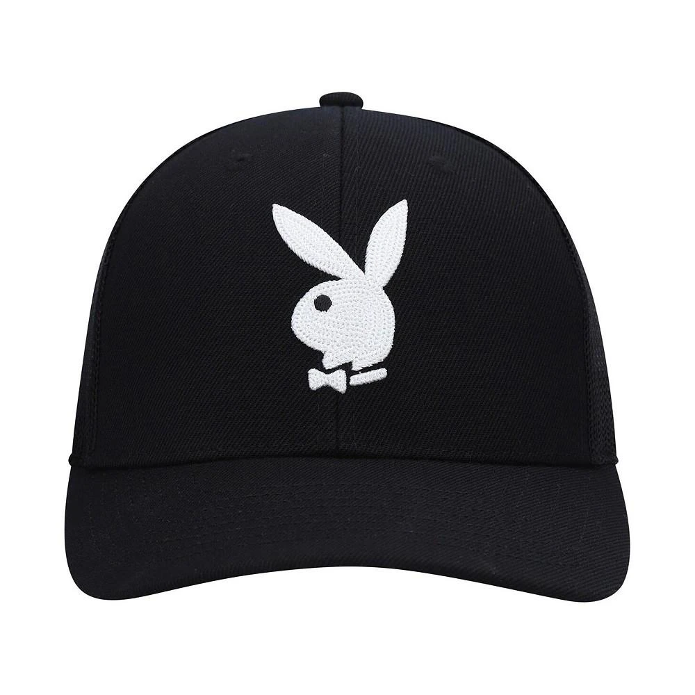 Playboy Men's Black Trucker Snapback Hat 2