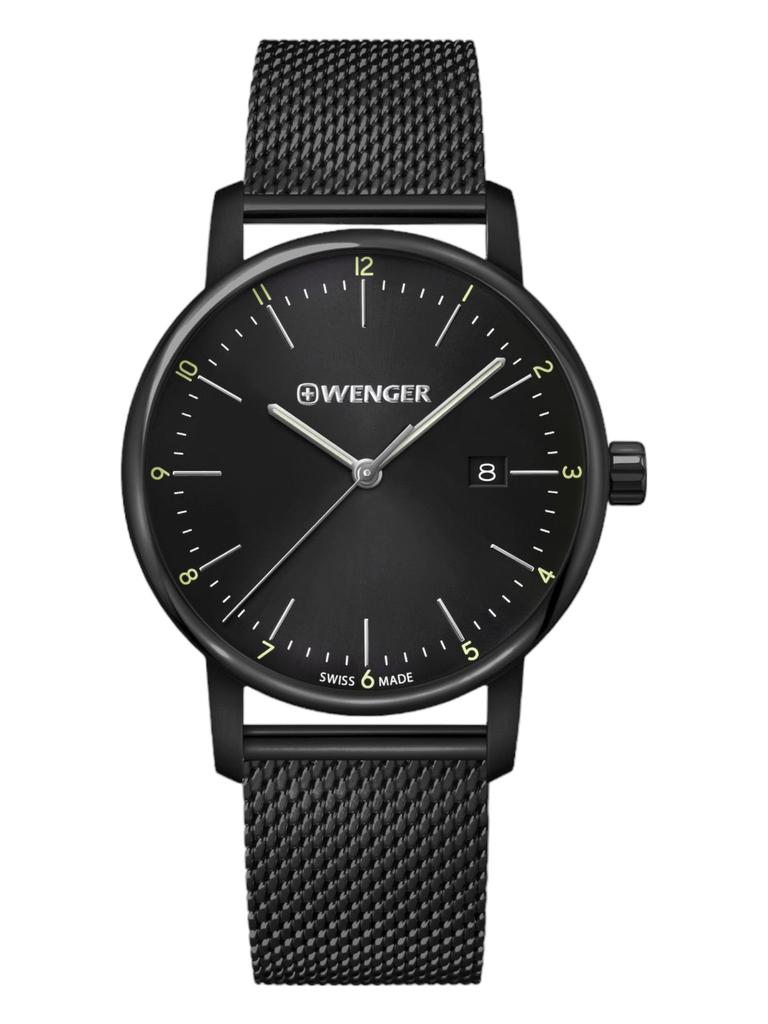 Wenger Swiss Army Men's 01.1741.137 Urban Classic Black Dial 42mm Watch
