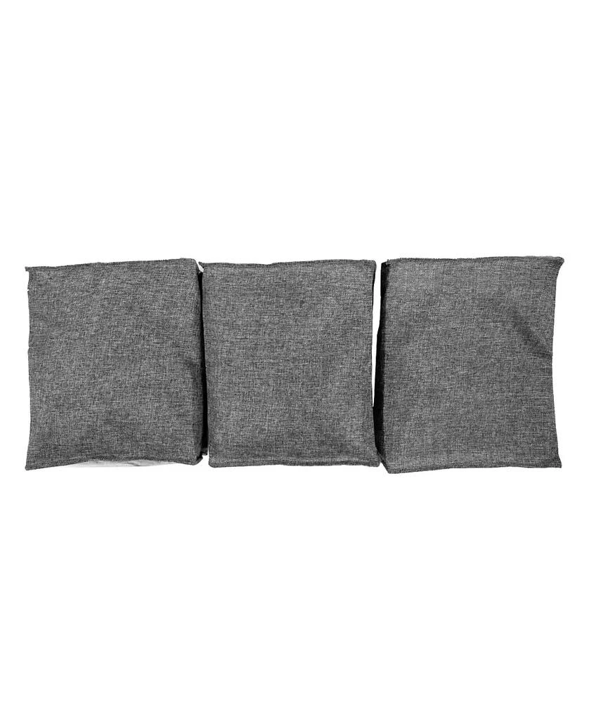 Household Essentials Under Bed Zippered Sweater Storage Bags with Clear Vision Panel, Set of 3, Graphite Grey 4