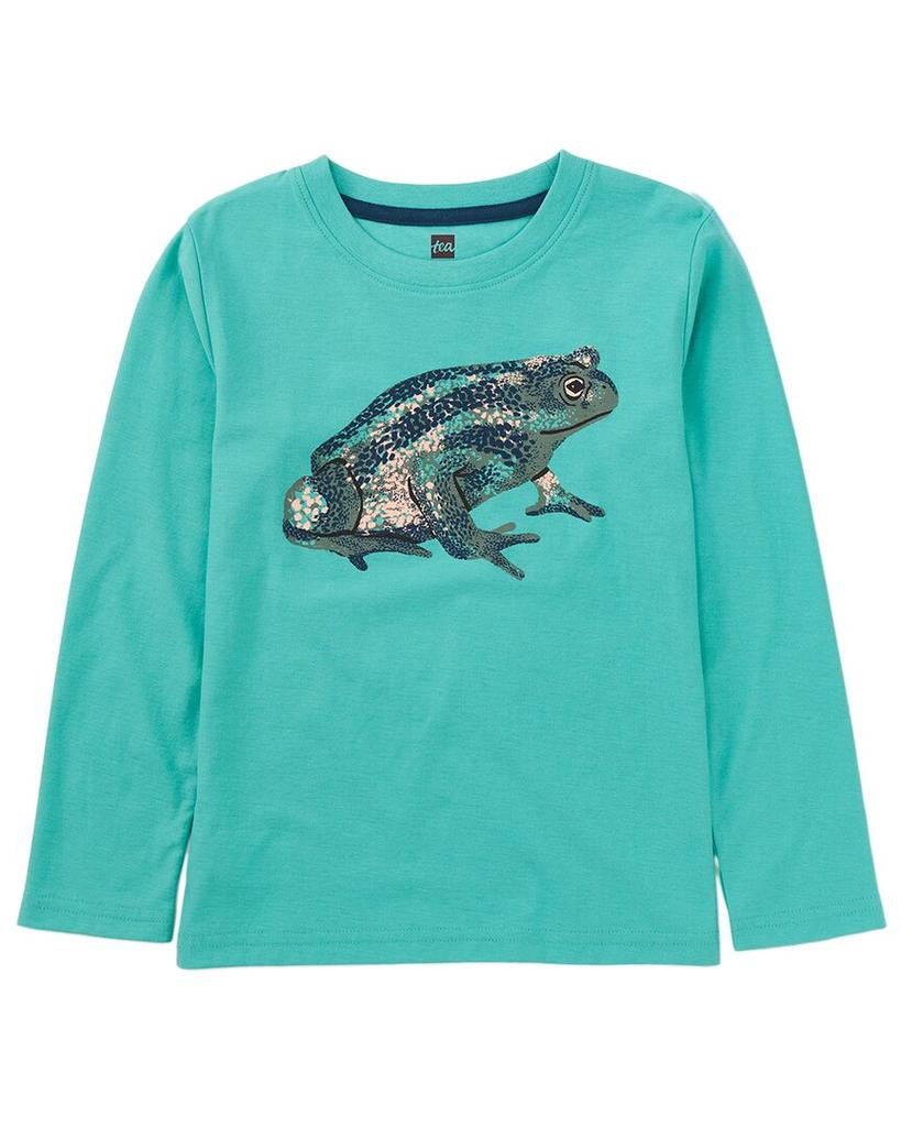 Tea Collection Frog Layered Sleeve Graphic T-Shirt