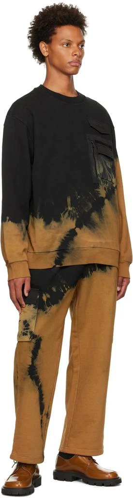 Feng Chen Wang Black & Yellow Tie-Dye Lounge Pants 4