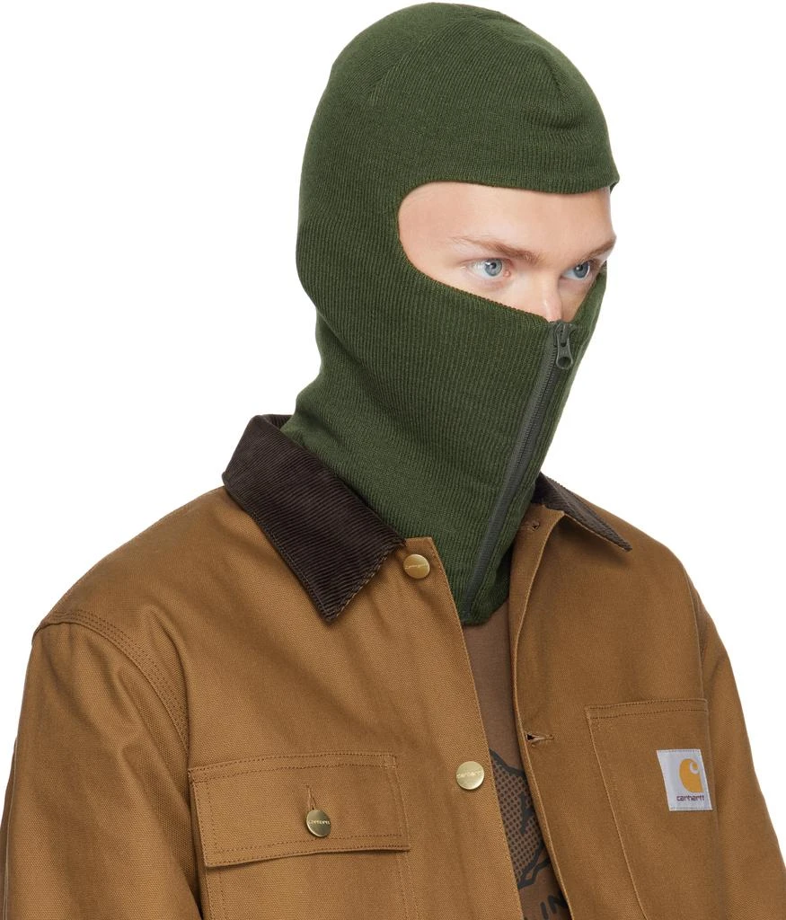 Carhartt WIP Green Zip Mask Balaclava 2