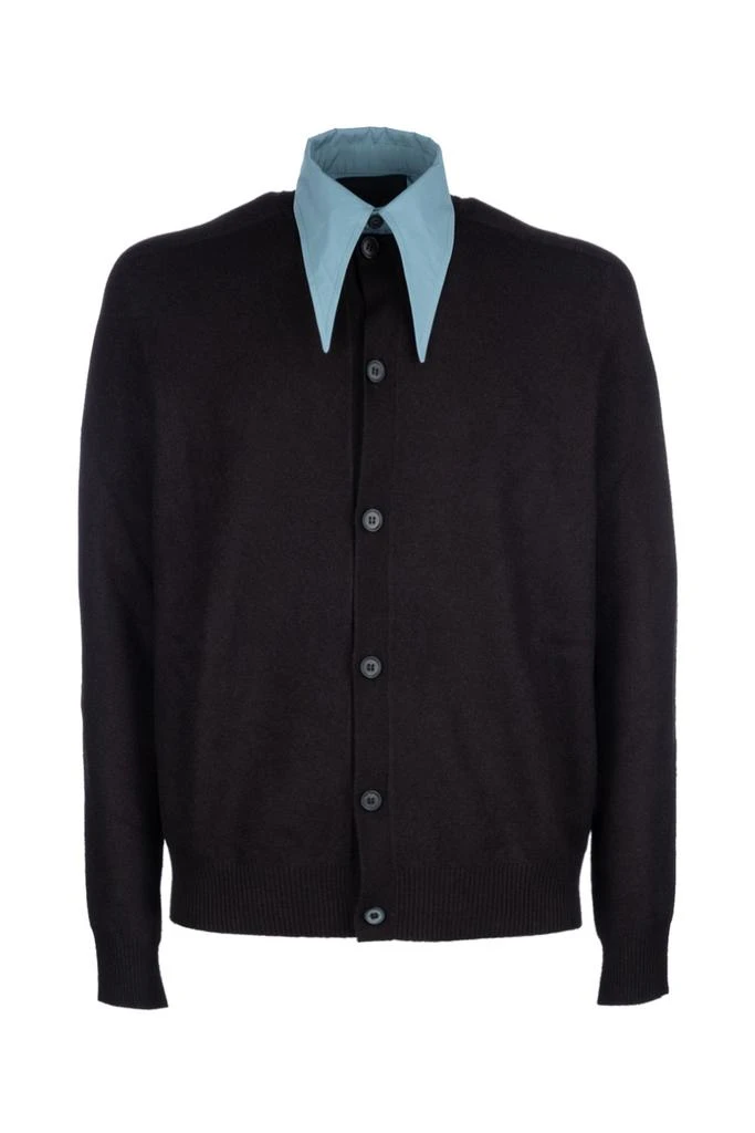 Prada Prada Button-Down Collared Cardigan 1
