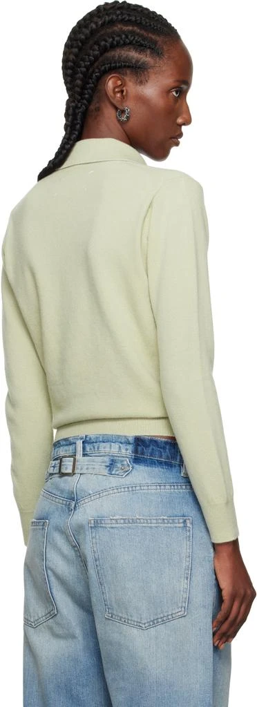 MAISON MARGIELA Khaki Longsleeve Polo 3