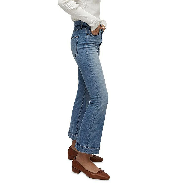 VERONICA BEARD Carson High Rise Ankle Flare Jeans in Amethyst 3