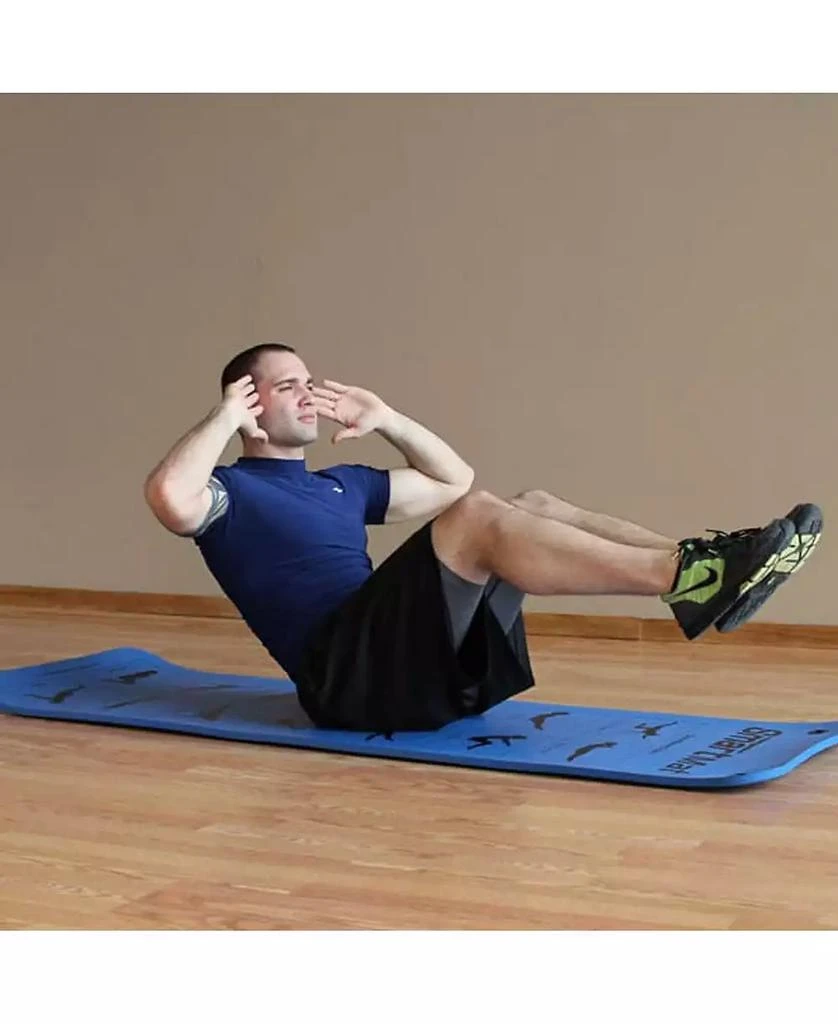 Prism Fitness 400-150-031-1 Smart Necessity Resistance Band Exercise Mat Bundle 7