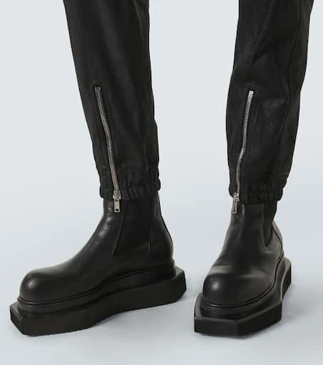 Rick Owens Leather cargo pants 6