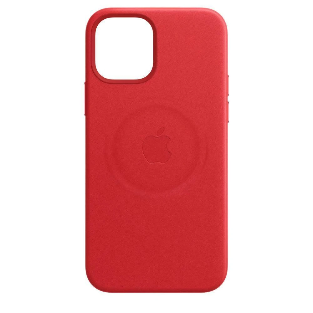 Apple MHK73FE/A Genuine  iPhone 12 Mini Leather Case Scarlet 2