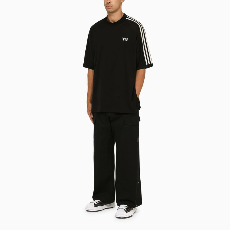 adidas Y-3 Black cotton workwear trousers 3