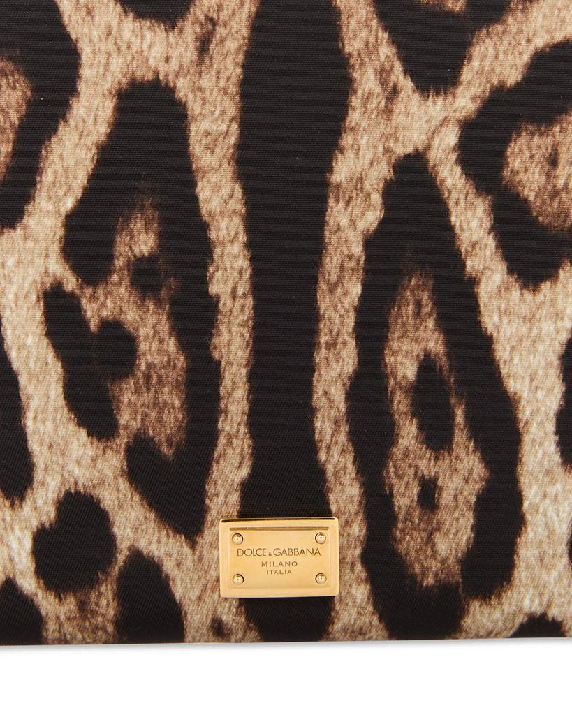 Dolce & Gabbana Necessaire Leopard Print Zip Pouch 6
