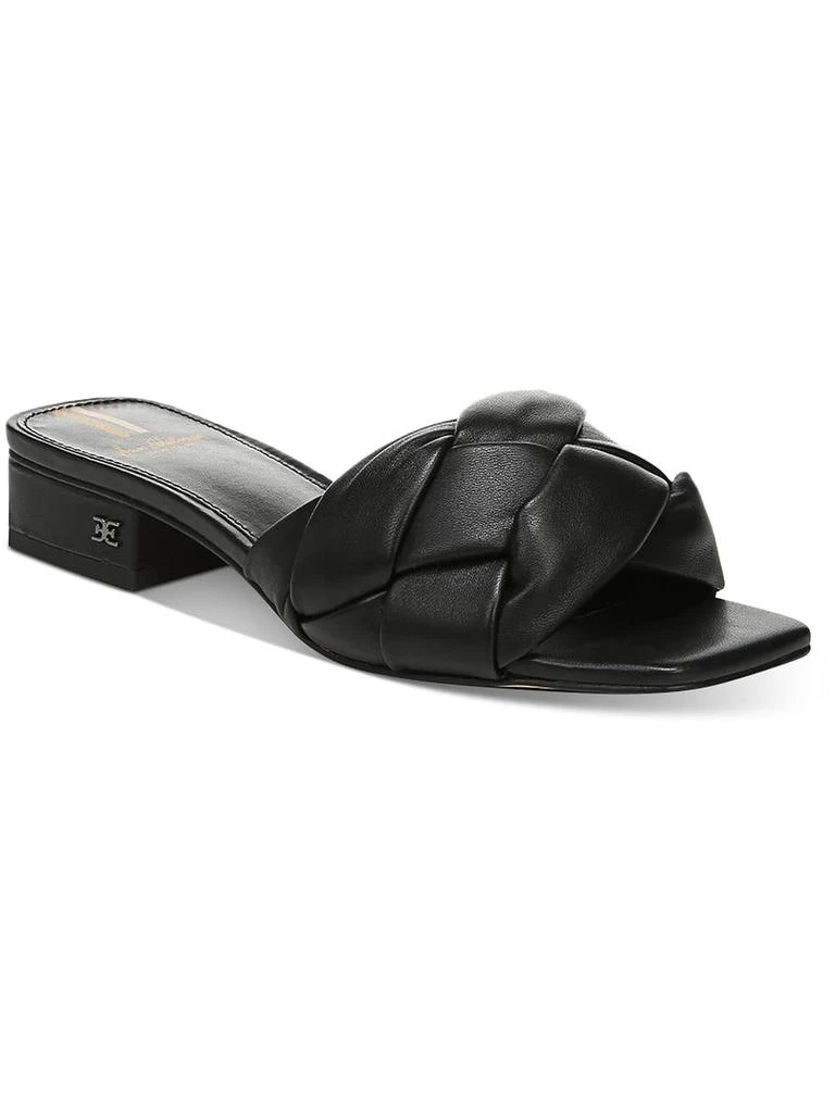 Sam Edelman Dawson Womens Leather Open Toe Heels 8