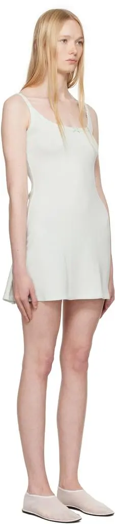 SKIMS Blue Drop Needle Pointelle Cami Minidress 2
