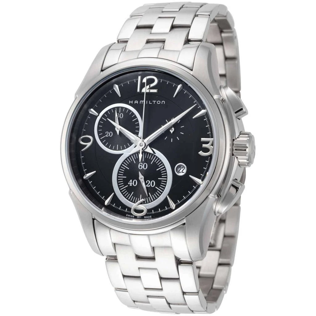 Hamilton Hamilton Men's Watch - Jazzmaster Chrono Quartz Black Dial Bracelet | H32612135 1