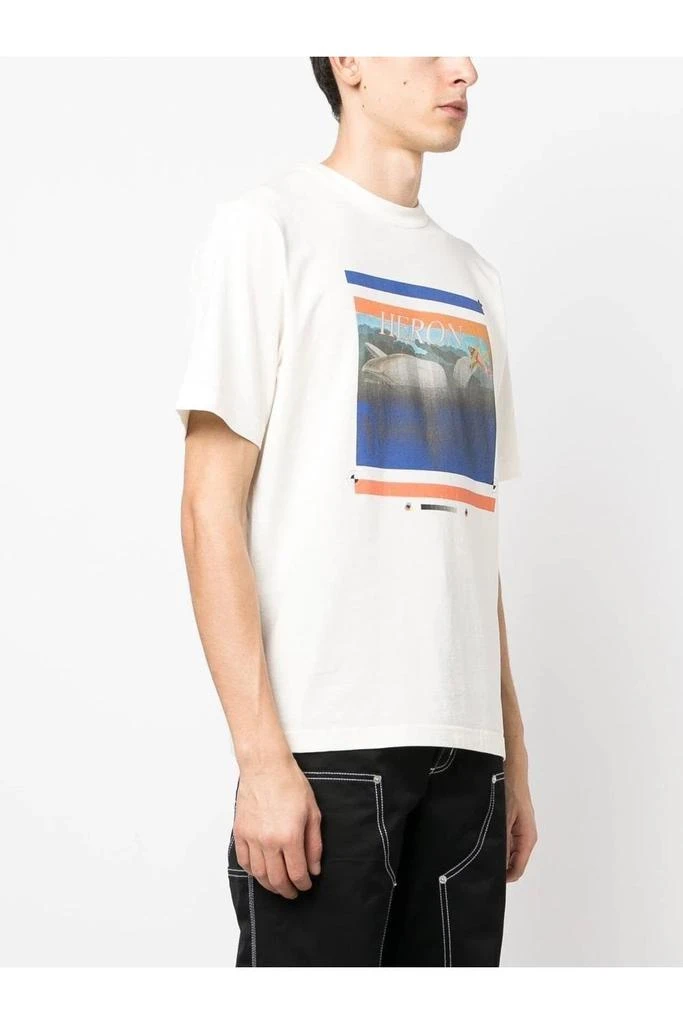 undefined Misprinted Heron T Shirt 3