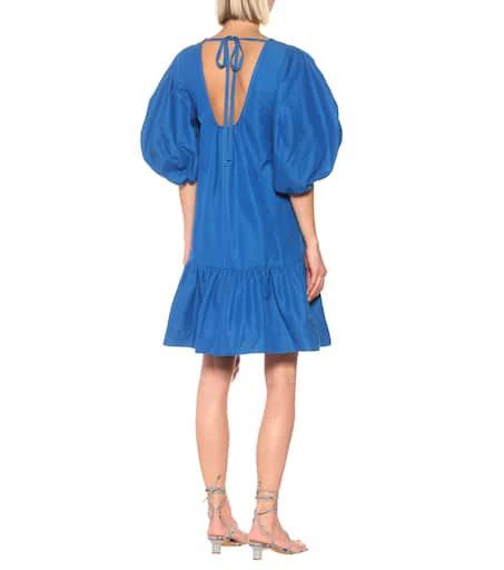 Lee Mathews Daisy cotton and silk minidress 3