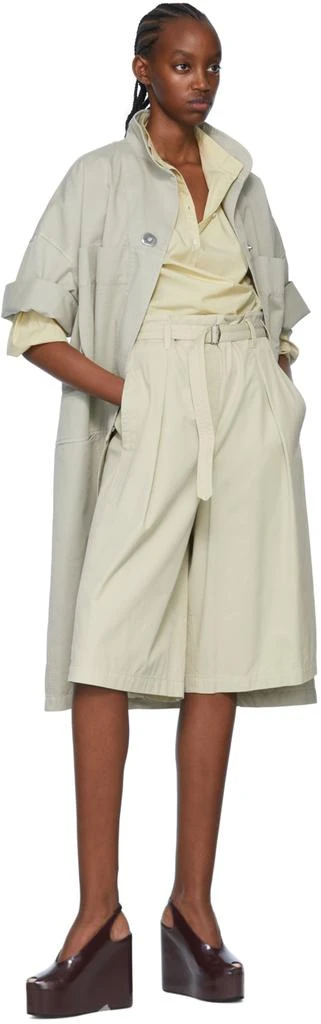 Lemaire Grey Cotton Shorts 4
