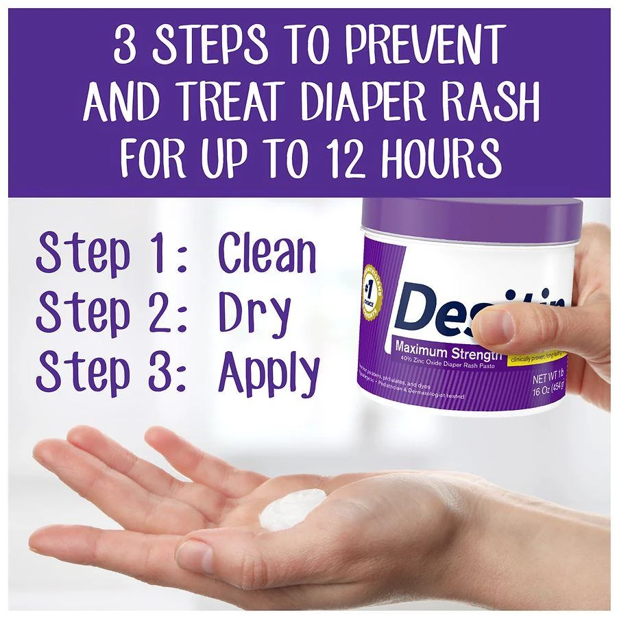 Desitin Maximum Strength Diaper Rash Cream With Zinc Oxide 6
