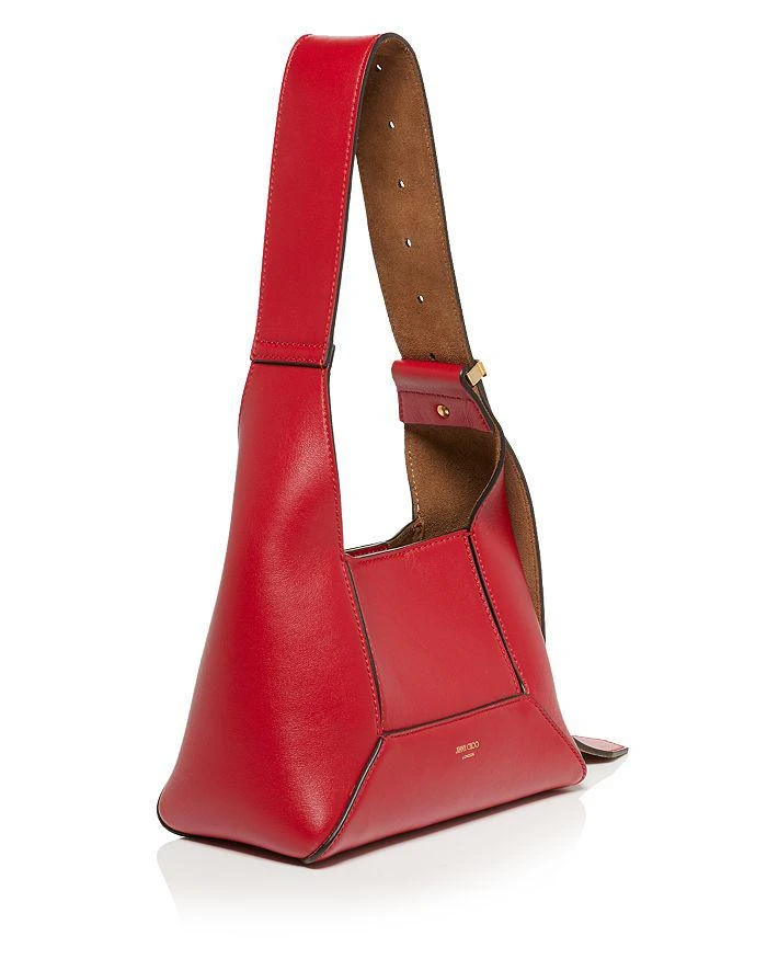 Jimmy Choo Diamond Hobo Leather Small Shoulder Bag 4